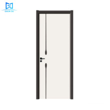 Diseño de puerta de madera elegante puertas de madera de puerta de melamina para la casa GO-A070